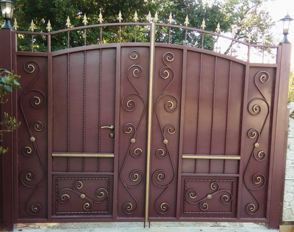 Ворота с калиткой ДГ 60-45