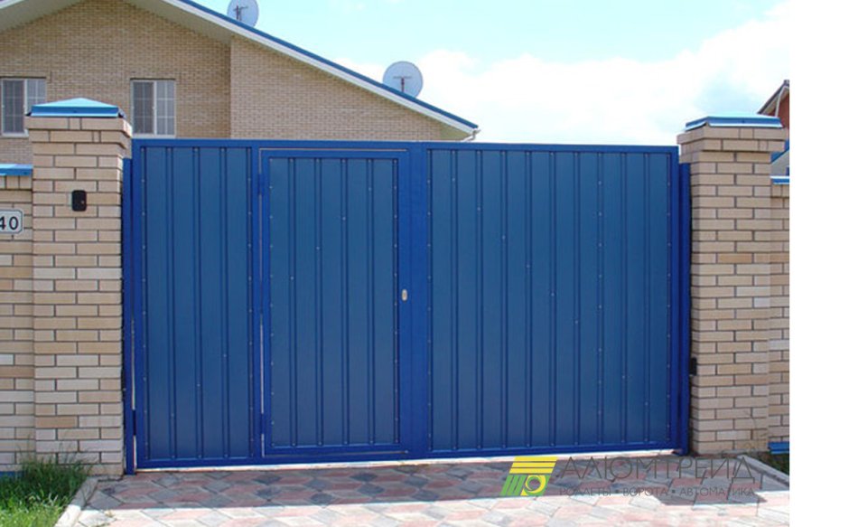 Распашные ворота 5000х2000