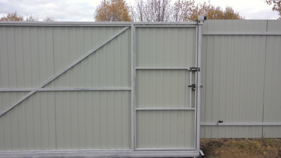 Ворота 4 метра распашные