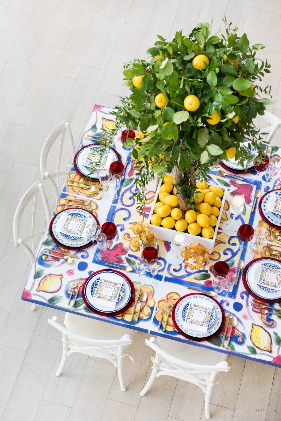 Стол обеденный Глория MK-6929-WM черный/белый мрамор