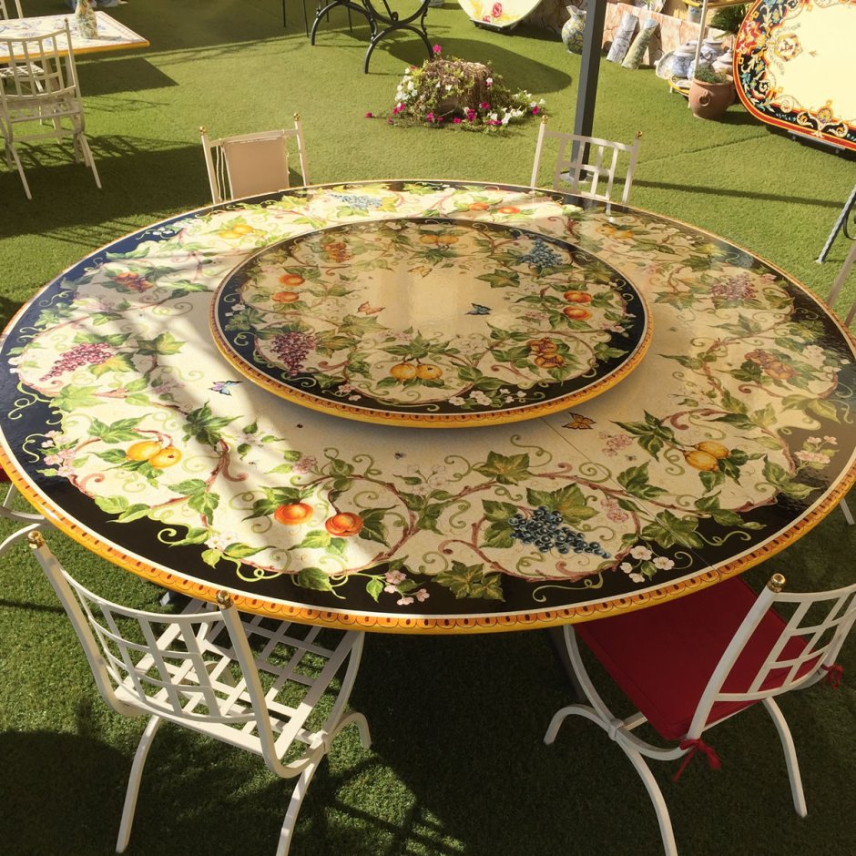 Стол итальянская керамика