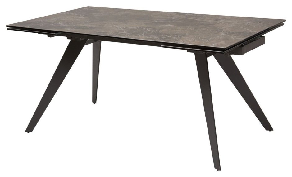 Стол Eliot 160 super White Glass+Wood м-City