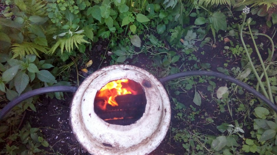 Теплообменник для паяльной лампы для подогрева воды