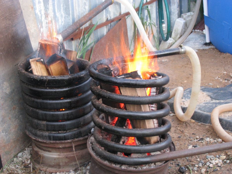 Змеевик для костра