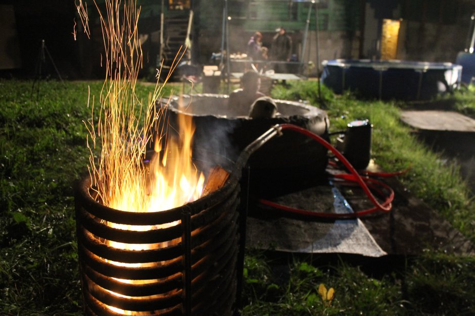 Дровяной водонагреватель Алмар