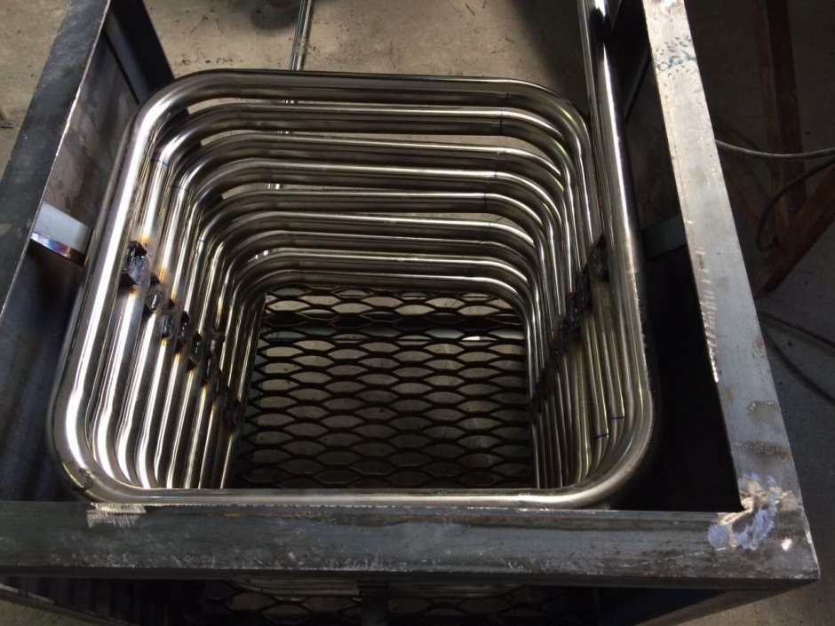 Змеевик теплообменник для дровяной