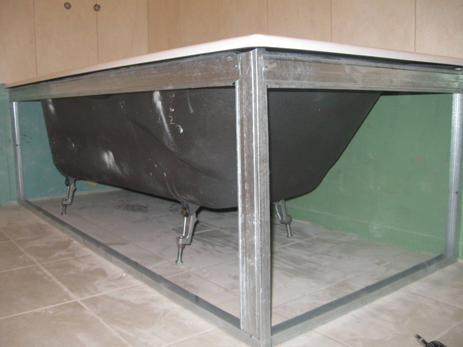 Каркас металлический на ванну