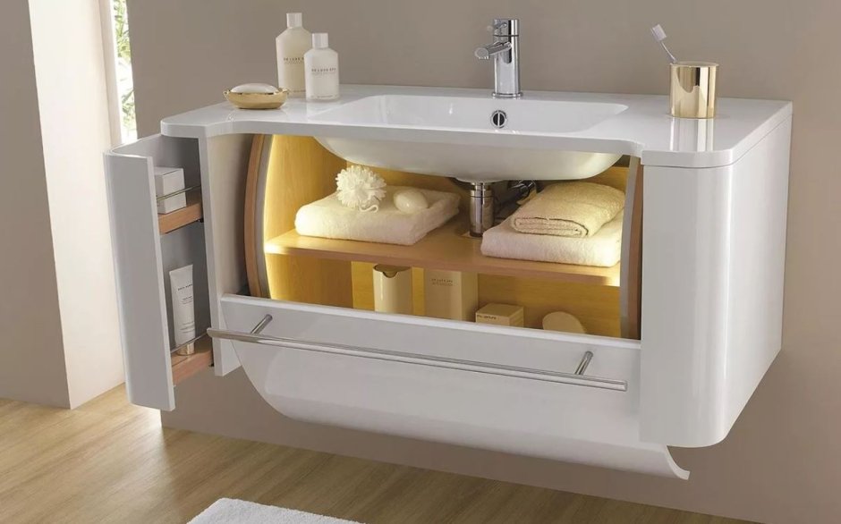 Полочка на ванну деревянная