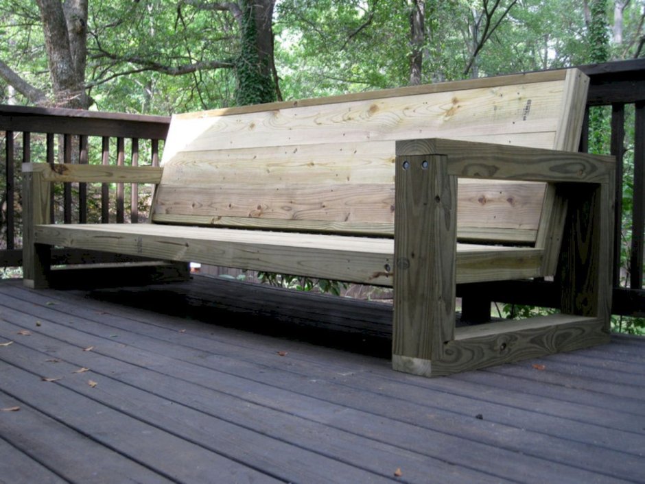 Мебель из поддонов для бани