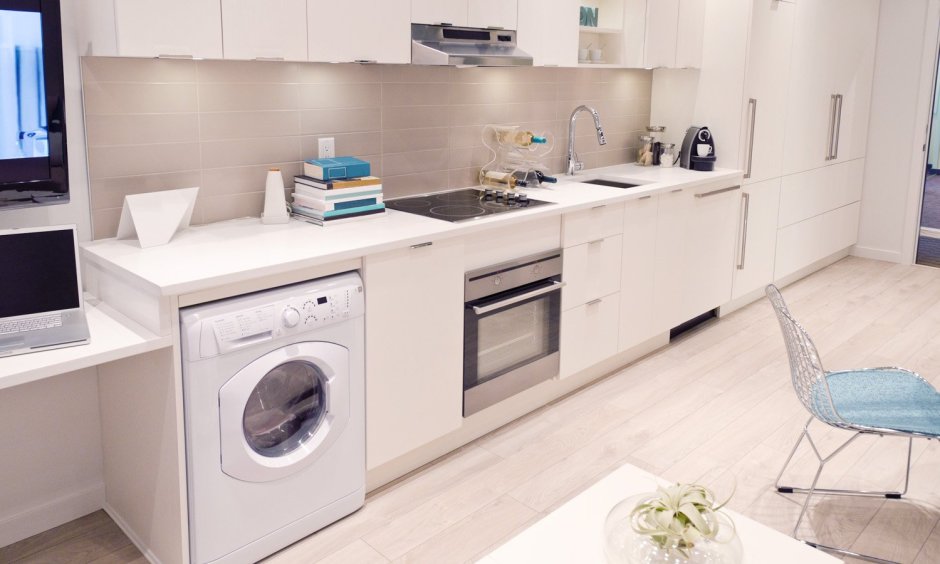 Washing Machine in the Kitchen