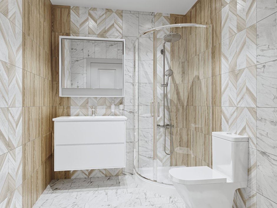 Керамогранит lb Ceramics Бьянка Каррара 45x45 см 1.62 м² цвет белый