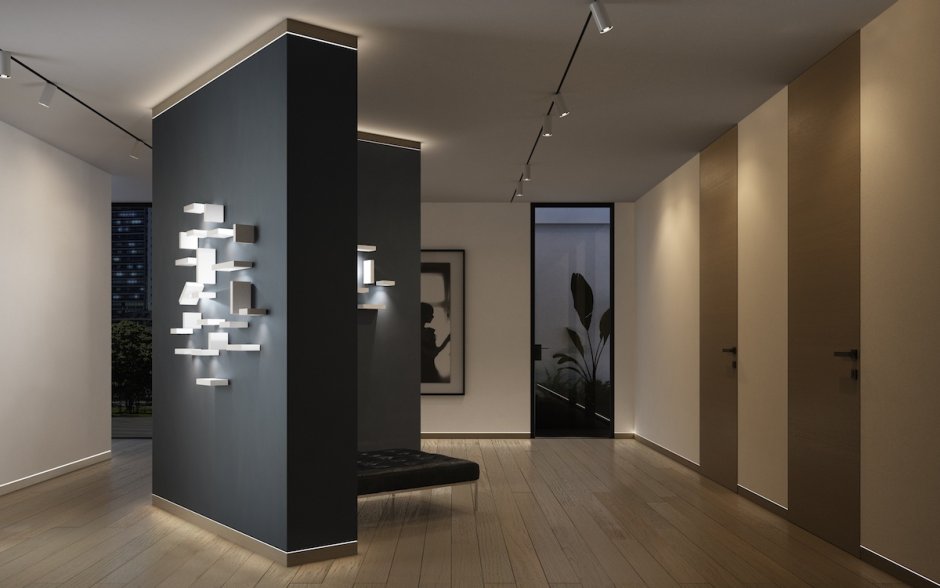 Плинтуса с подсветкой для пола