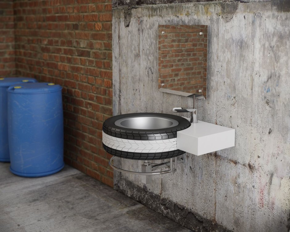 Раковина в гараж