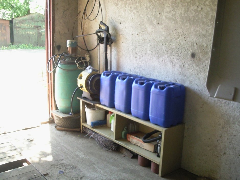 Емкость для воды в гараж