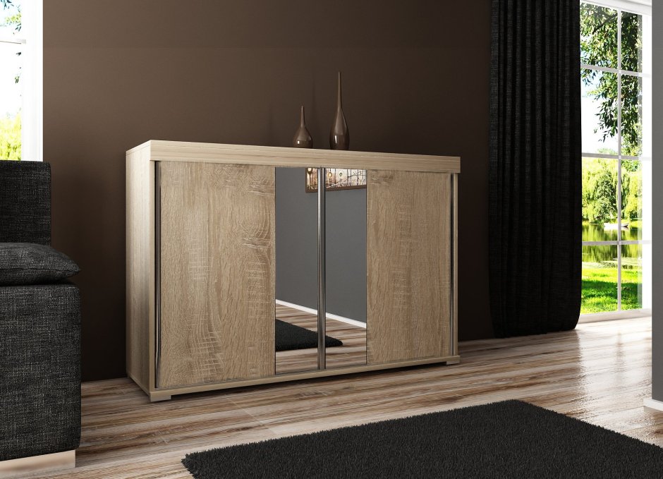 Комод с раздвижными дверцами