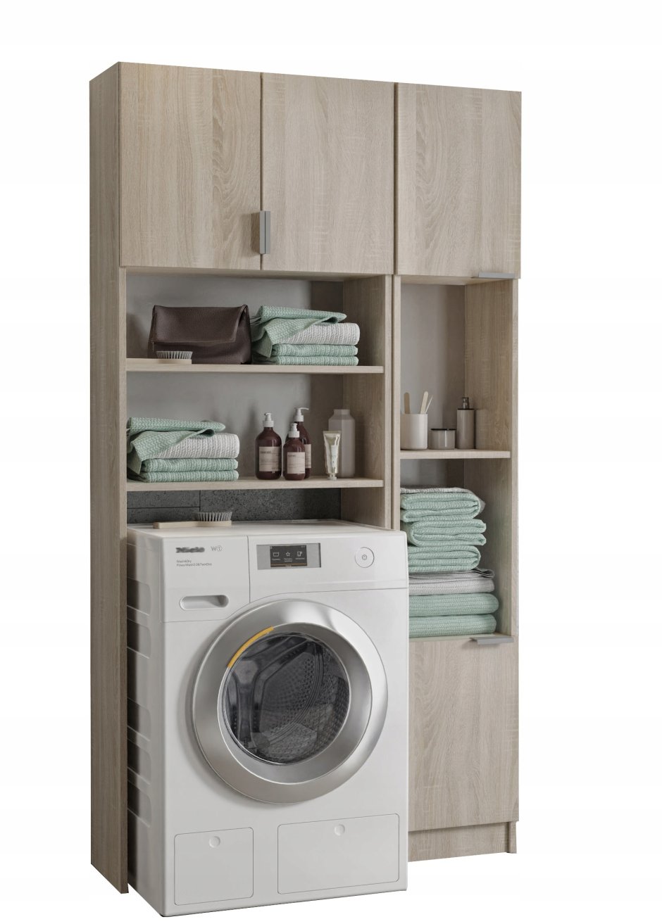 Тумба для ванны над стиральной машиной Франя + пестик