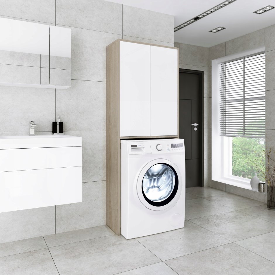 Шкаф напольный для стиральной машины 64 Акватон