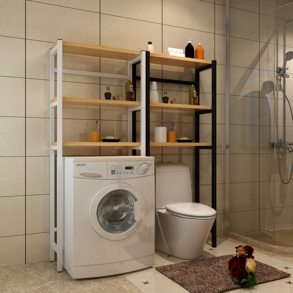 Шкаф над стиральной машины 64 см Акватон