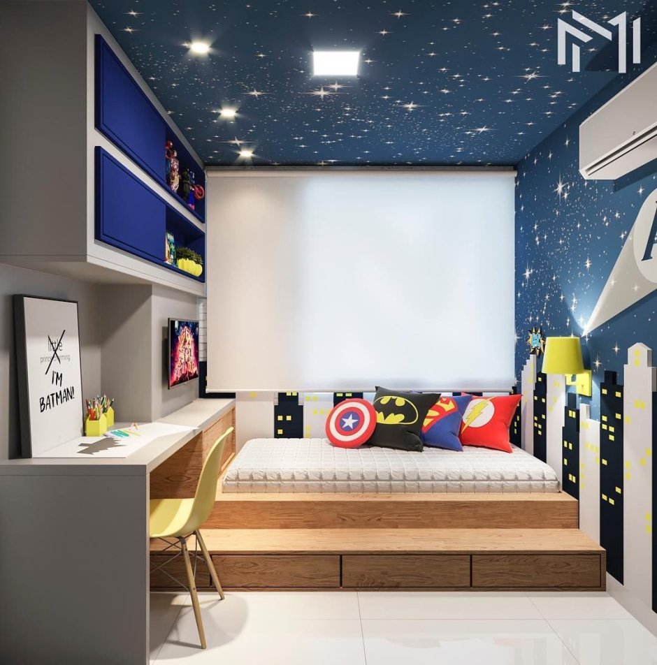 Декор маленькой комнаты