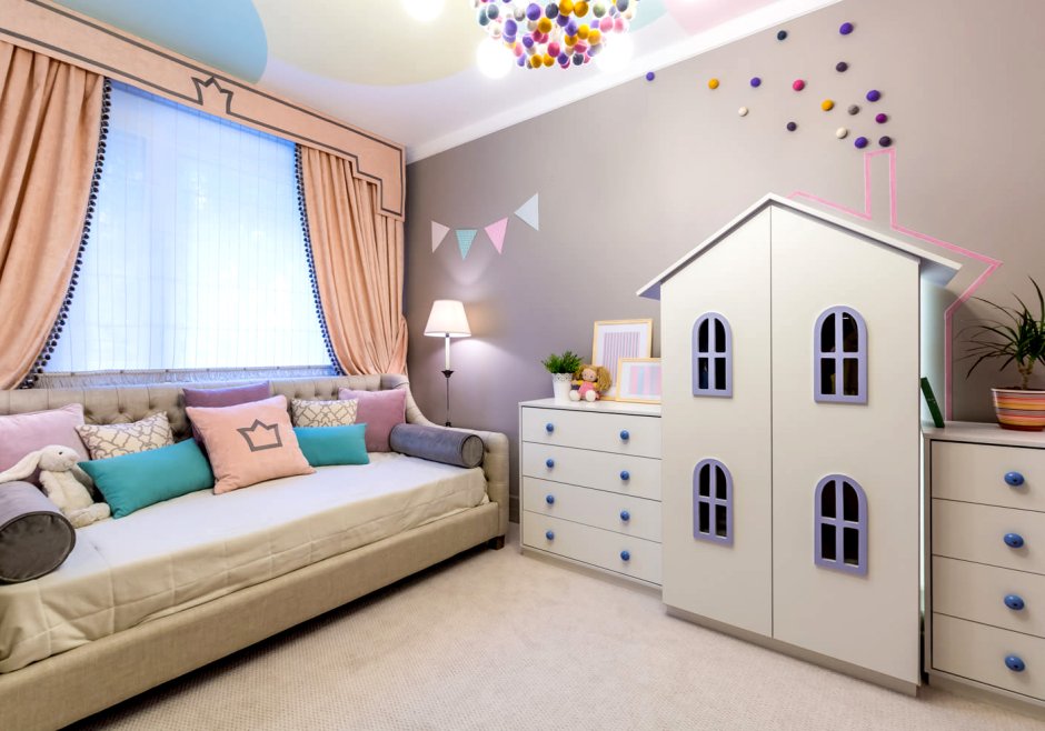 Детская кровать в нише