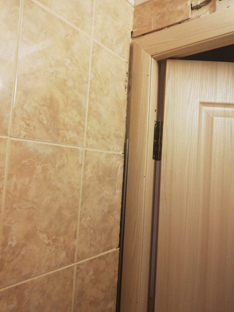 Дверные откосы в ванной