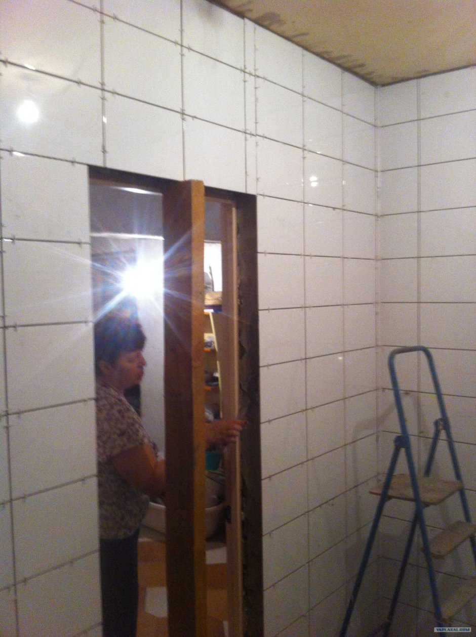 Плитка в дверном проеме