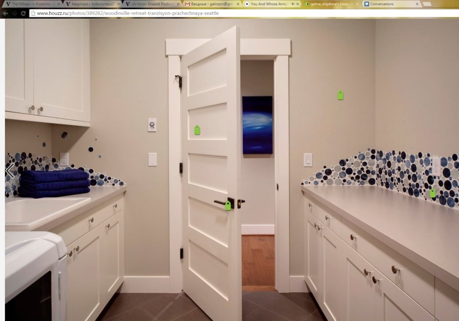 Дверь в ванной без наличников