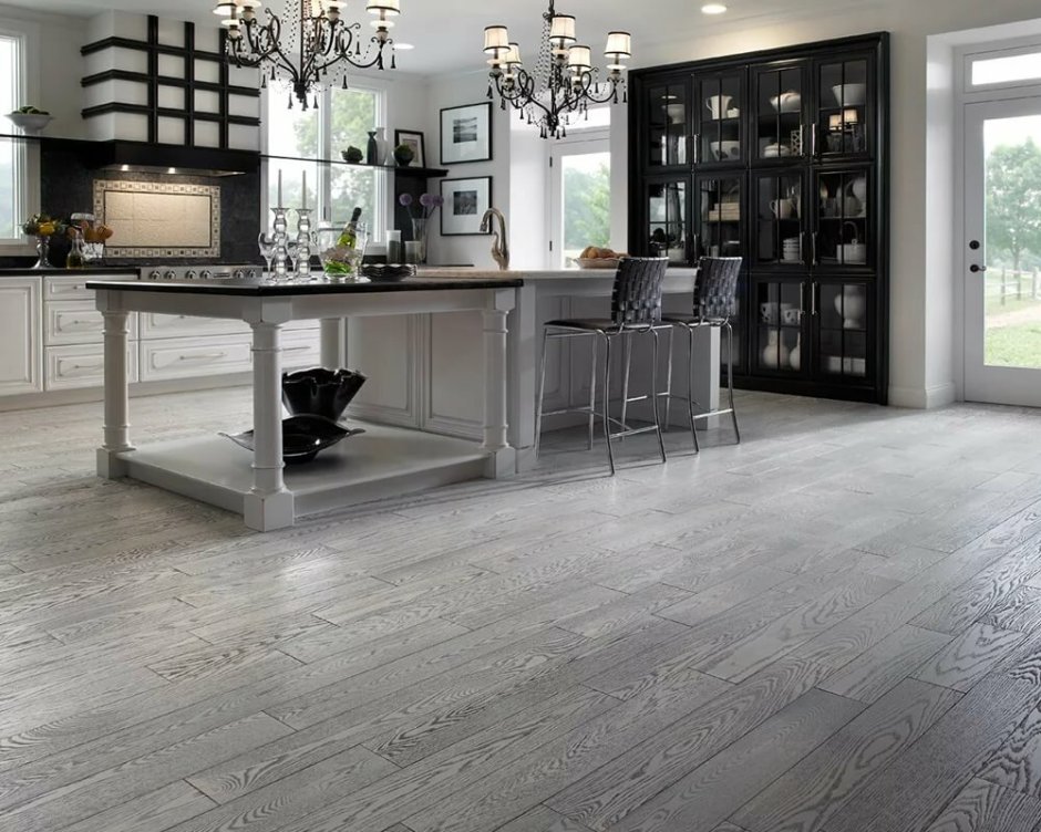 Кварц виниловый ламинат серый