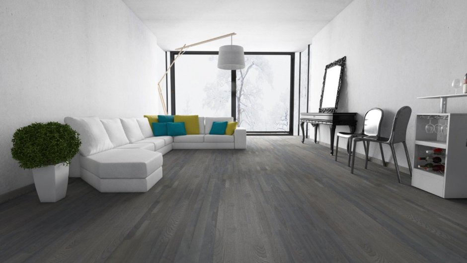 Ламинат серый