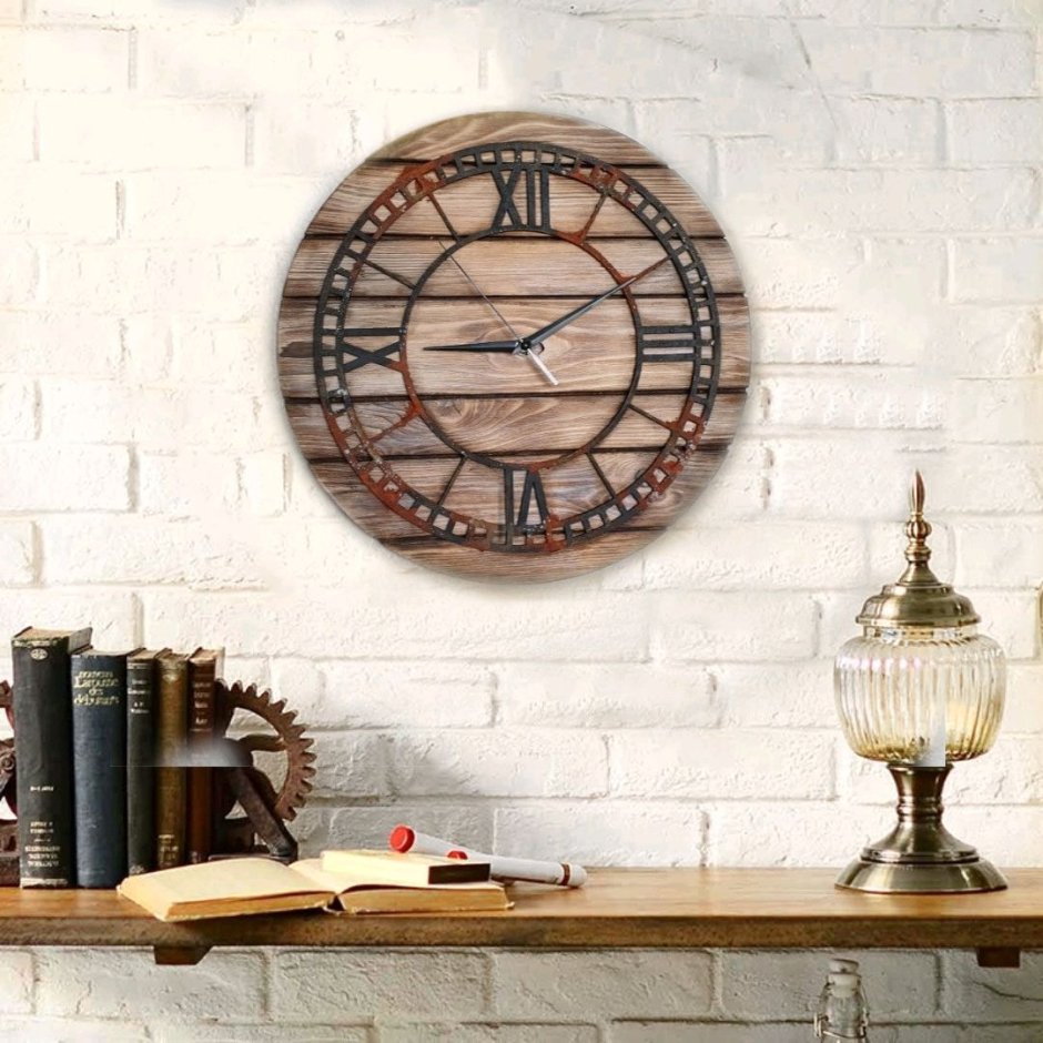 Панно из дерева и металла