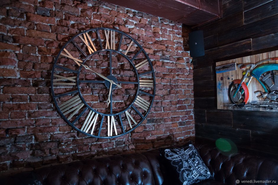 Часы в стиле лофт своими руками