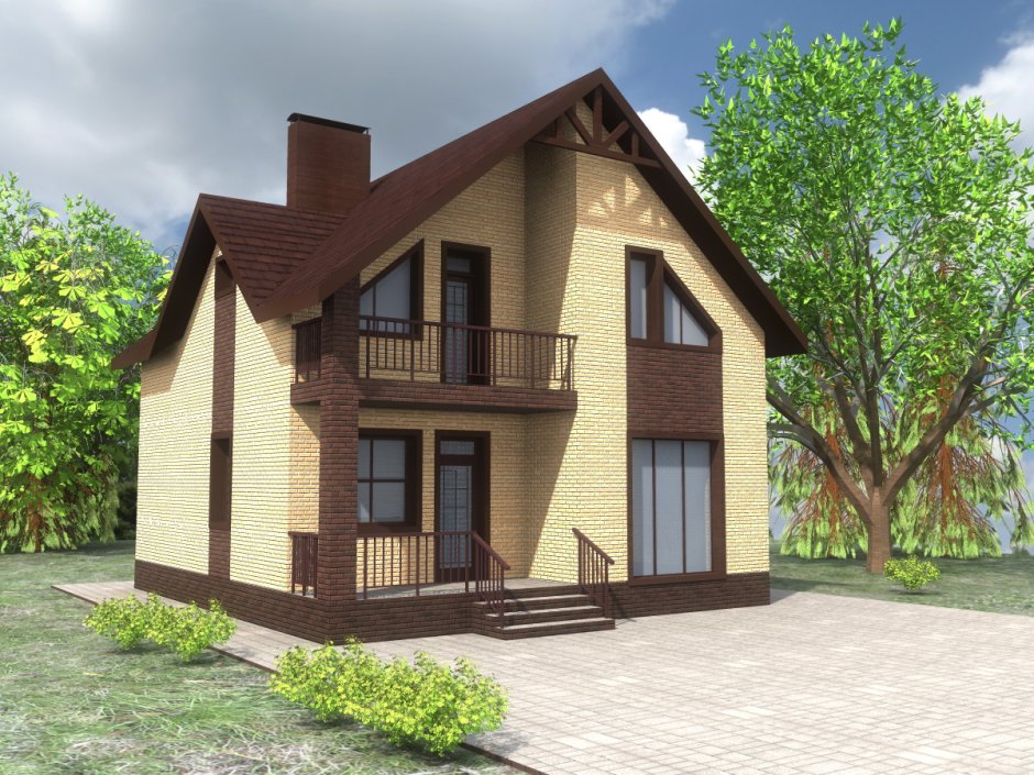 Дом 2 этажа 150 м2