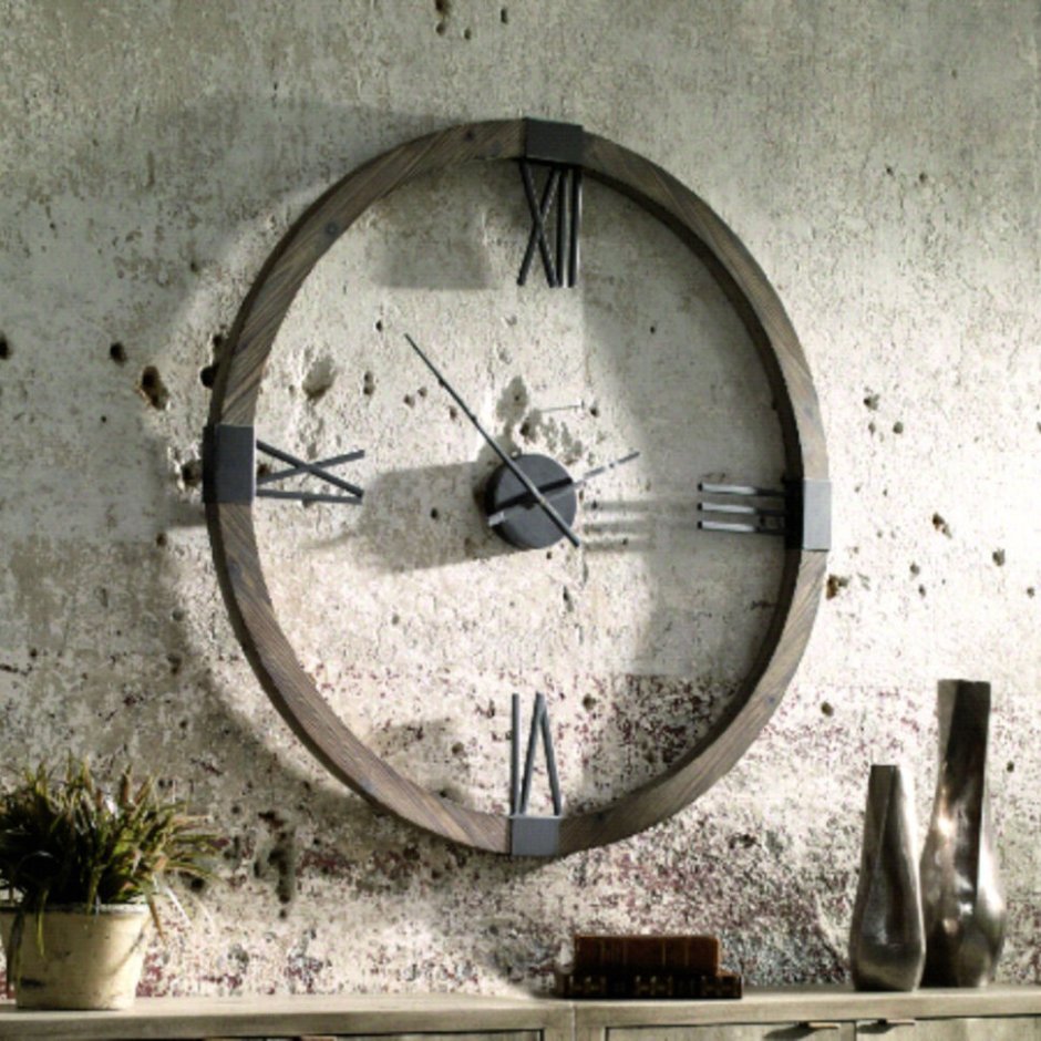 Часы лофт двутавр