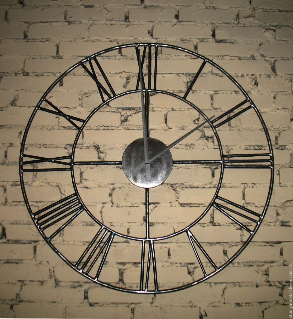 Spin time часы настенные лофт