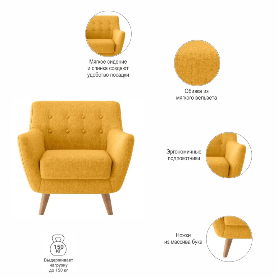 Пуше кресло Пикассо