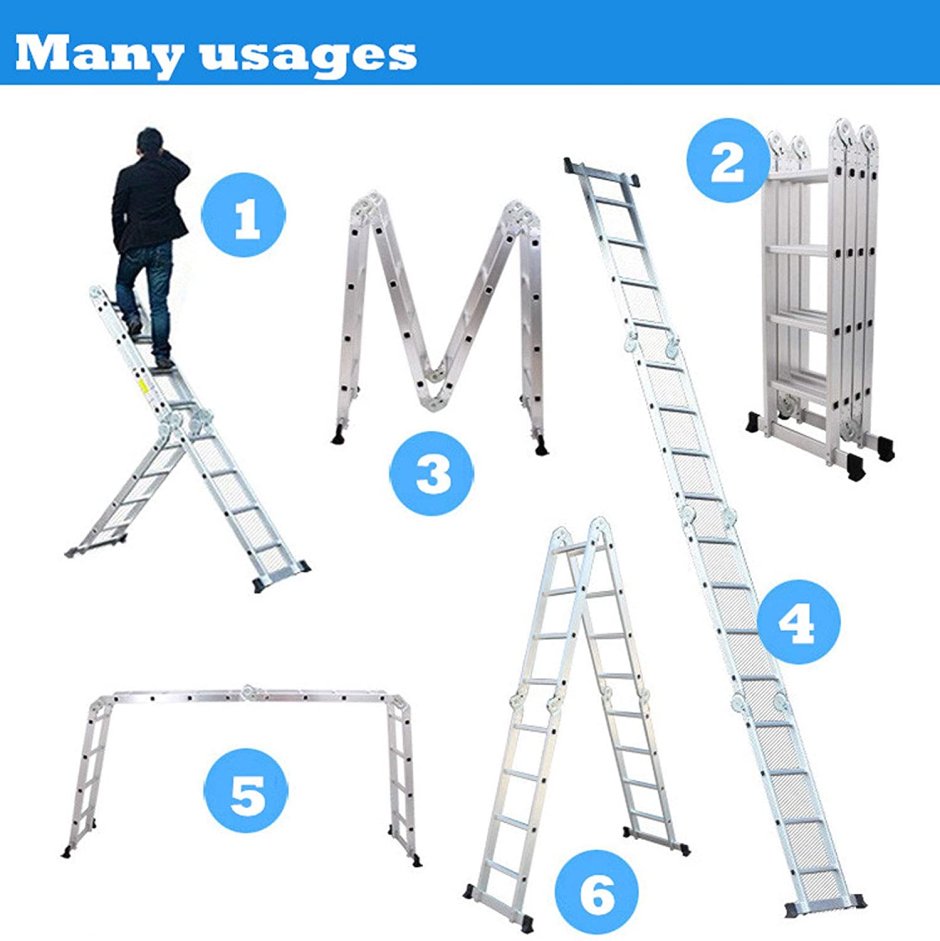 Выдвижные пластиковые лестницы