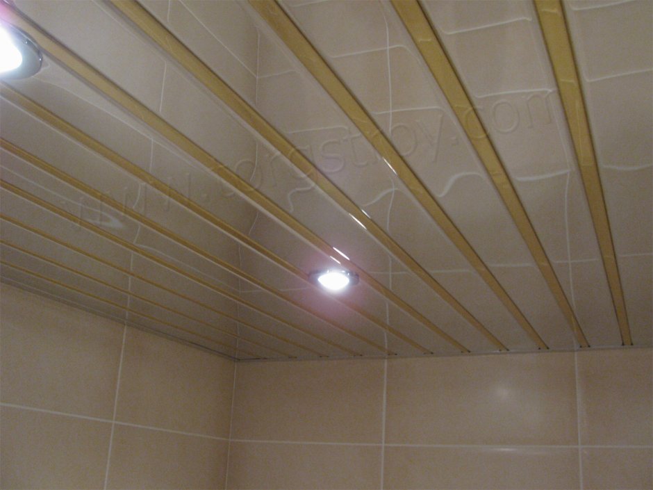 Реечный потолок типа Албес