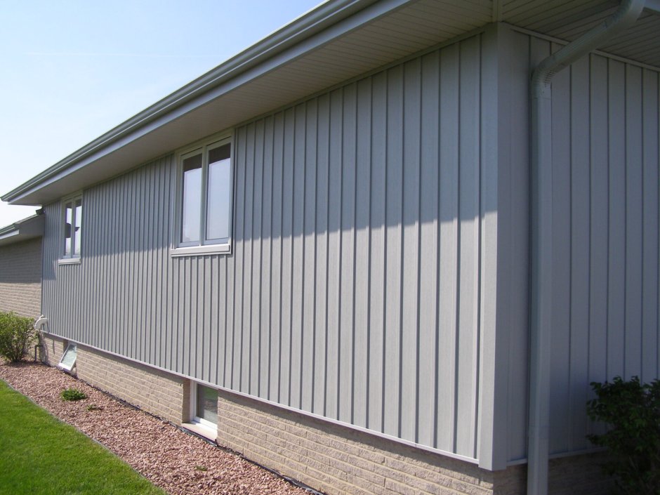 Отделка дома профлистом