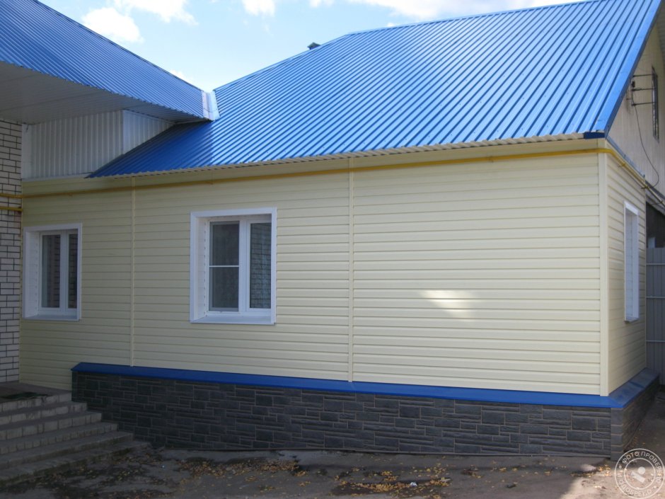Фасад из профлиста