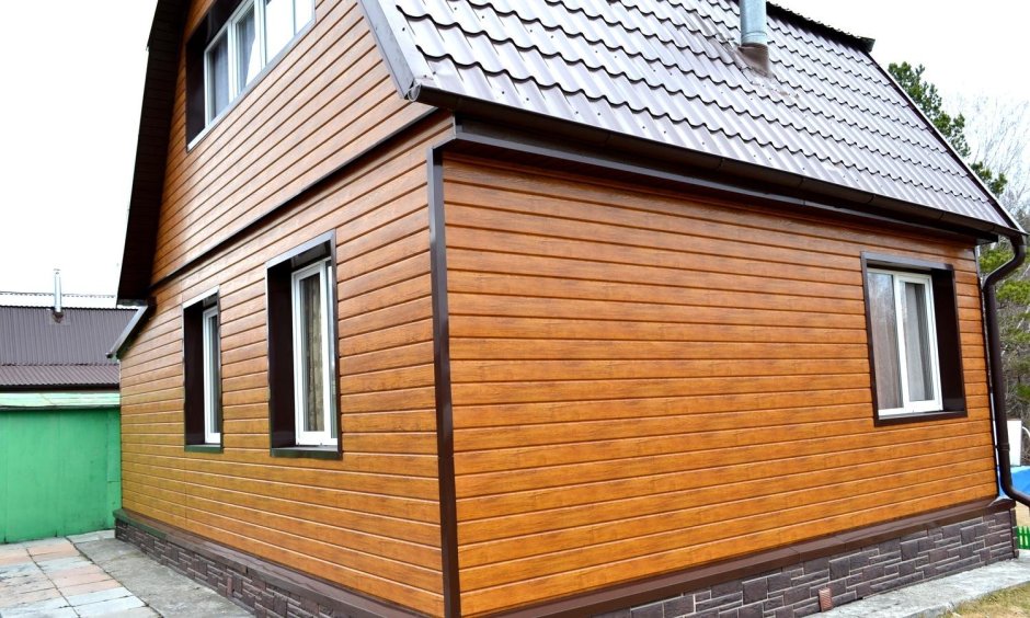 Металлосайдинг евробрус фронтон