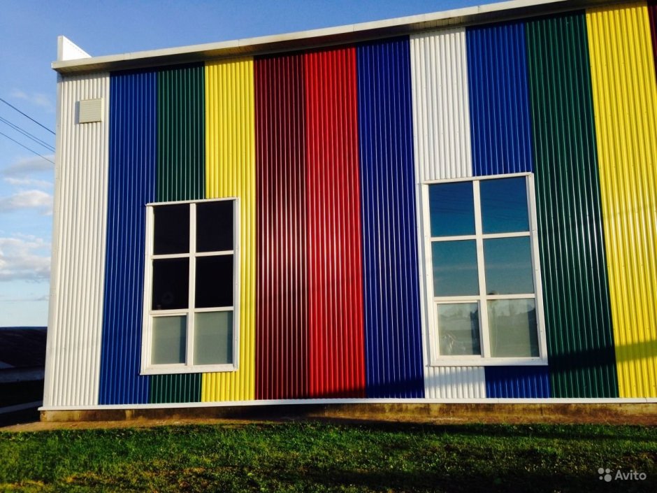 Сайдинг Корабельная доска 3 м, RAL 1014/металл