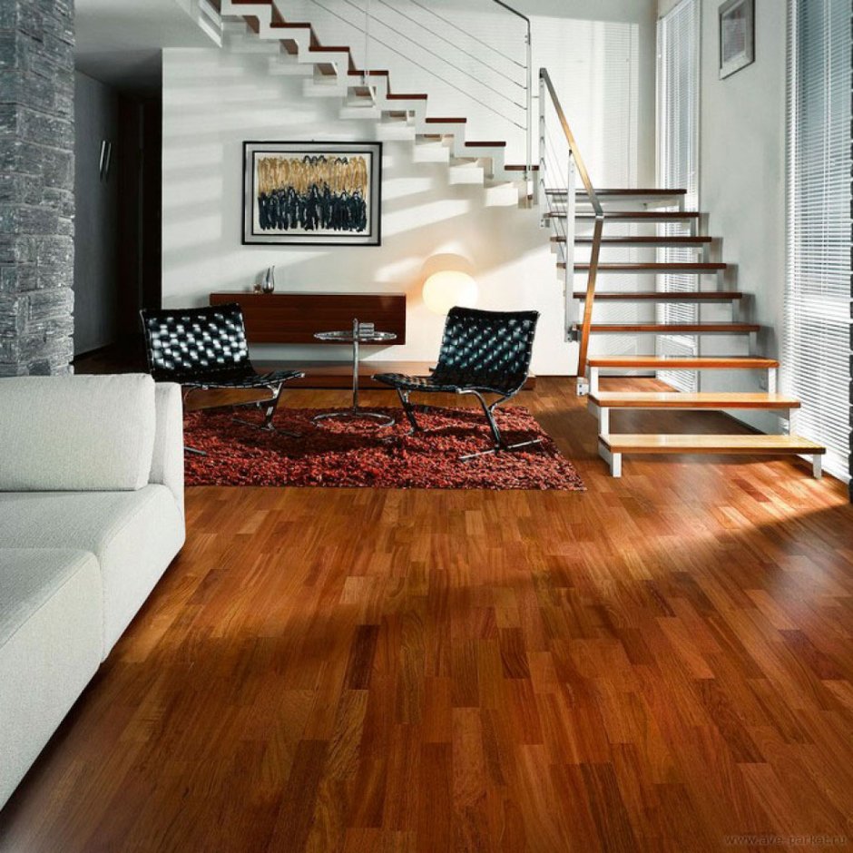 Инженерная доска в интерьере