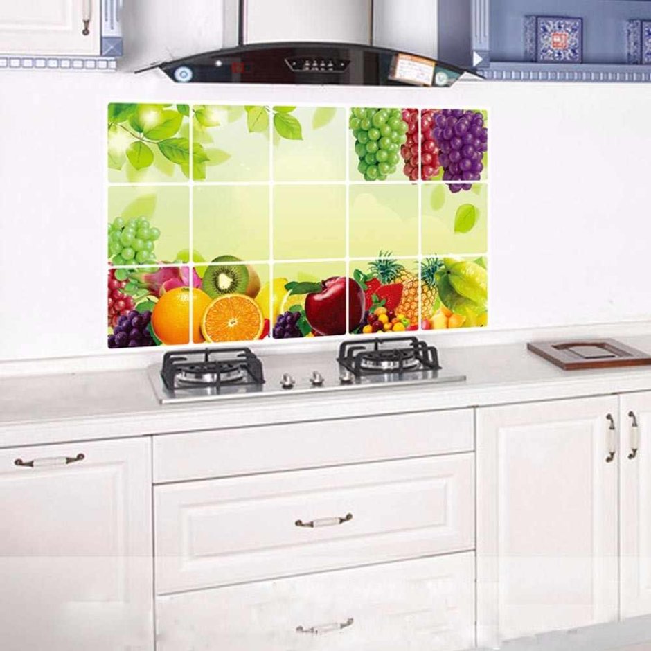 Самоклейки для кухни фартук