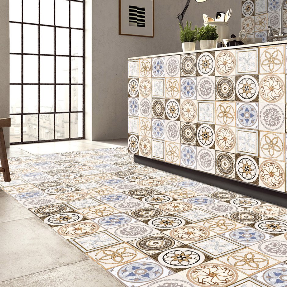 Самоклеящаяся пленка плитка