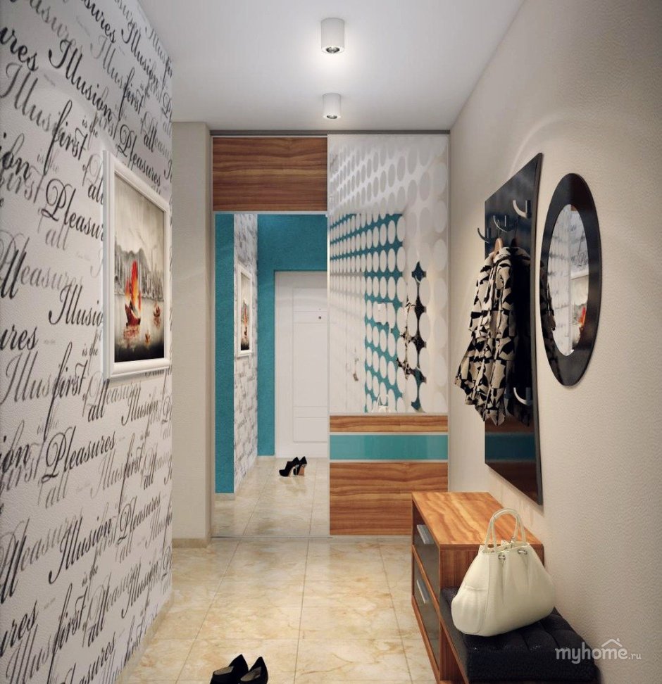 Комод с зеркалом в прихожую