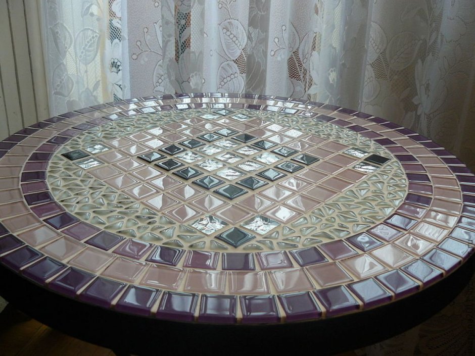 Декор столешницы мозаикой