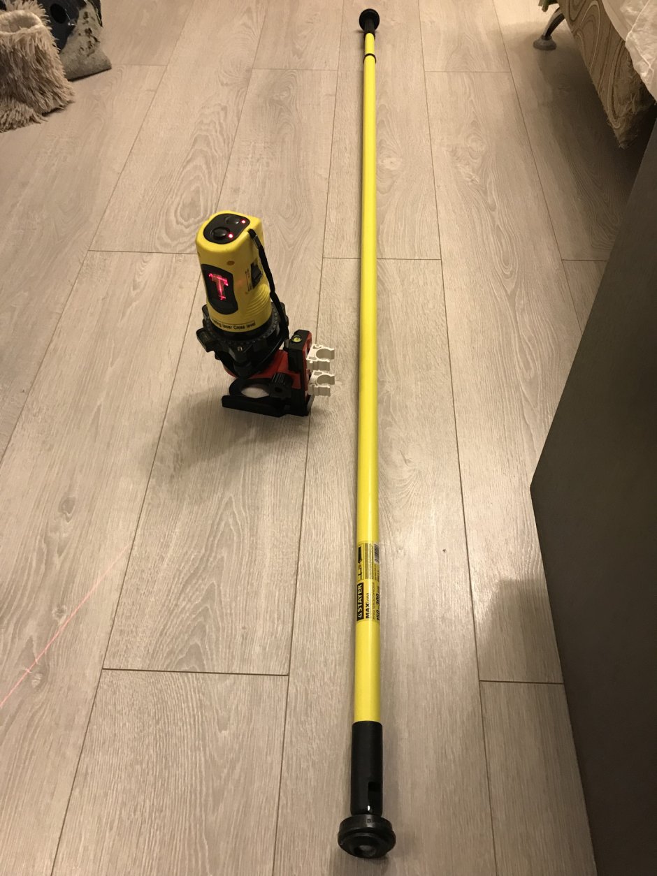 Штанга телескоп для ванной 3м2