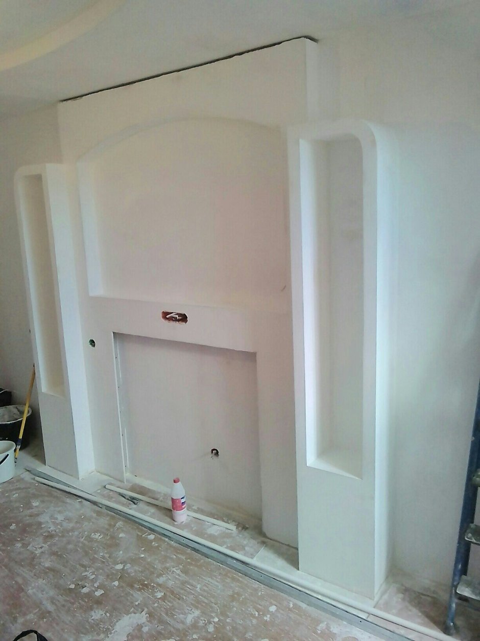 Ниша для телевизора из гипсокартона