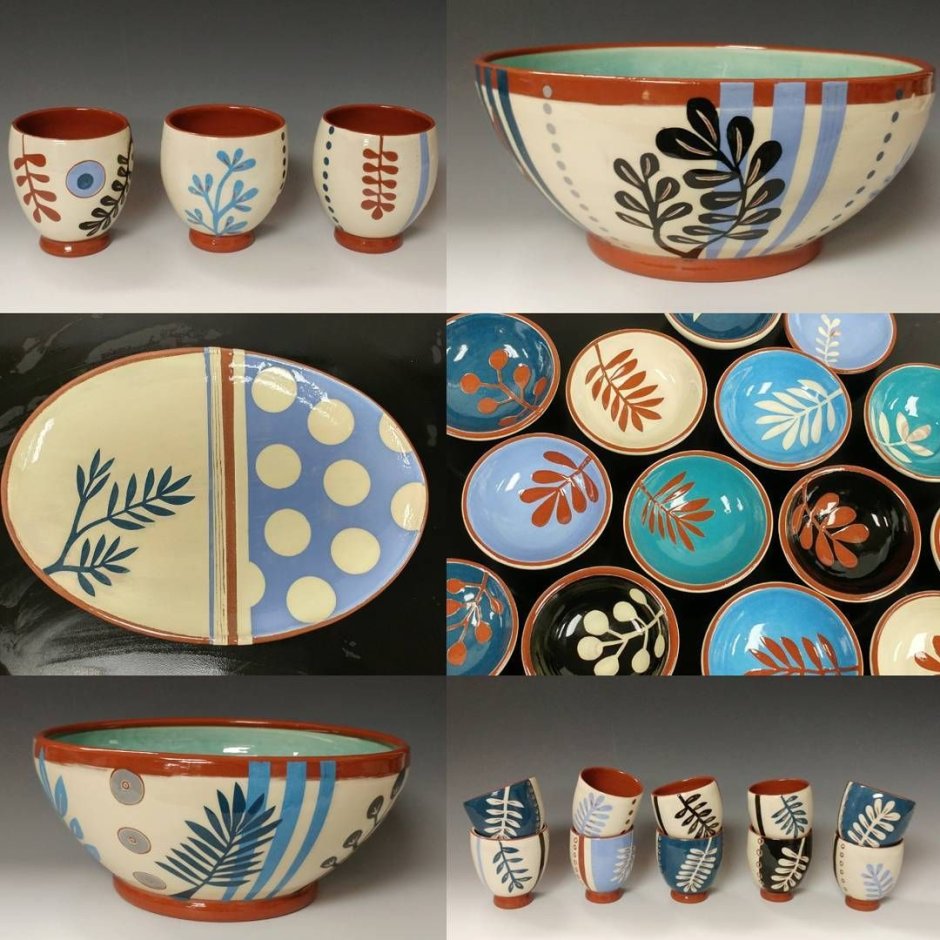 Модранская керамика тарелки