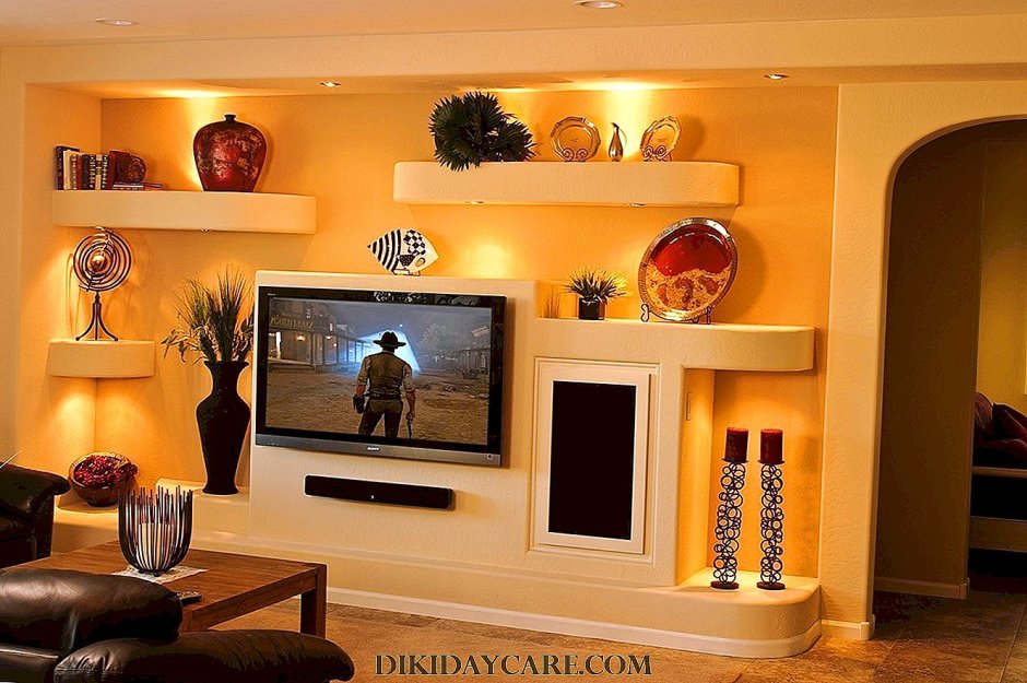 Короб с полками под телевизор